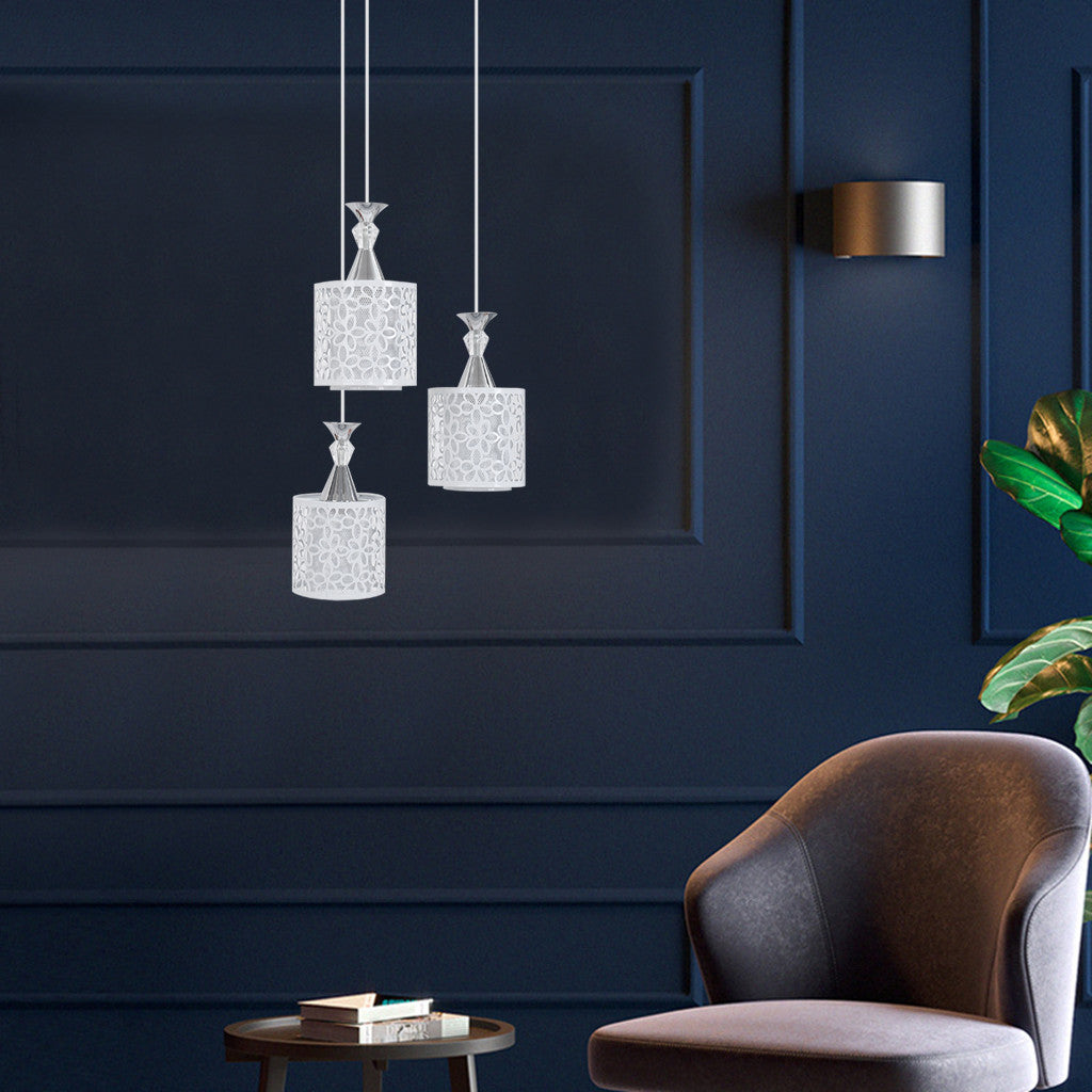 3Head Modern Petal Ceiling Light LED Pendant Lamp Dining Room Chandelier Fixture