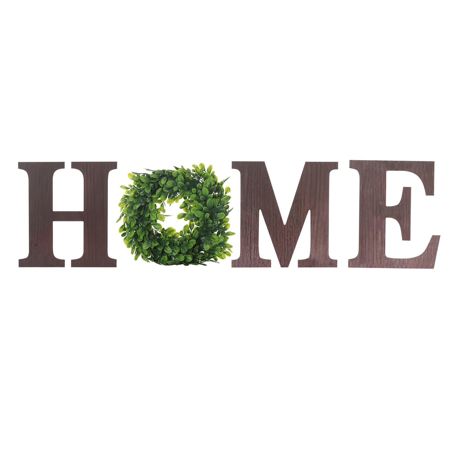 Wall Hanging Wood Home Sign With Artificial  Letters Decorative Wall Decor Signs